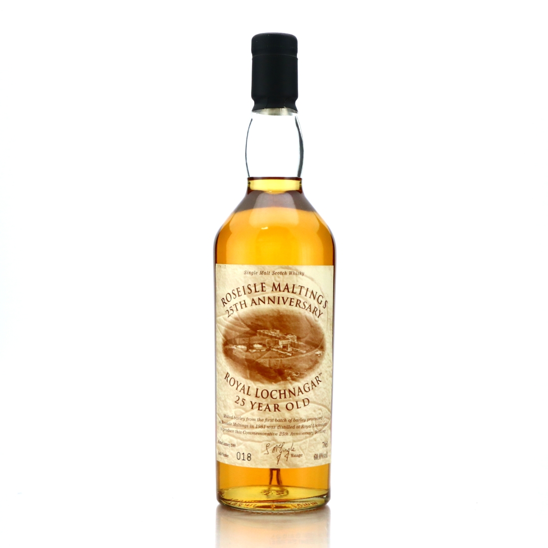 Royal Lochnagar 1981 25 Year Old Roseisle Maltings 25th Anniversary