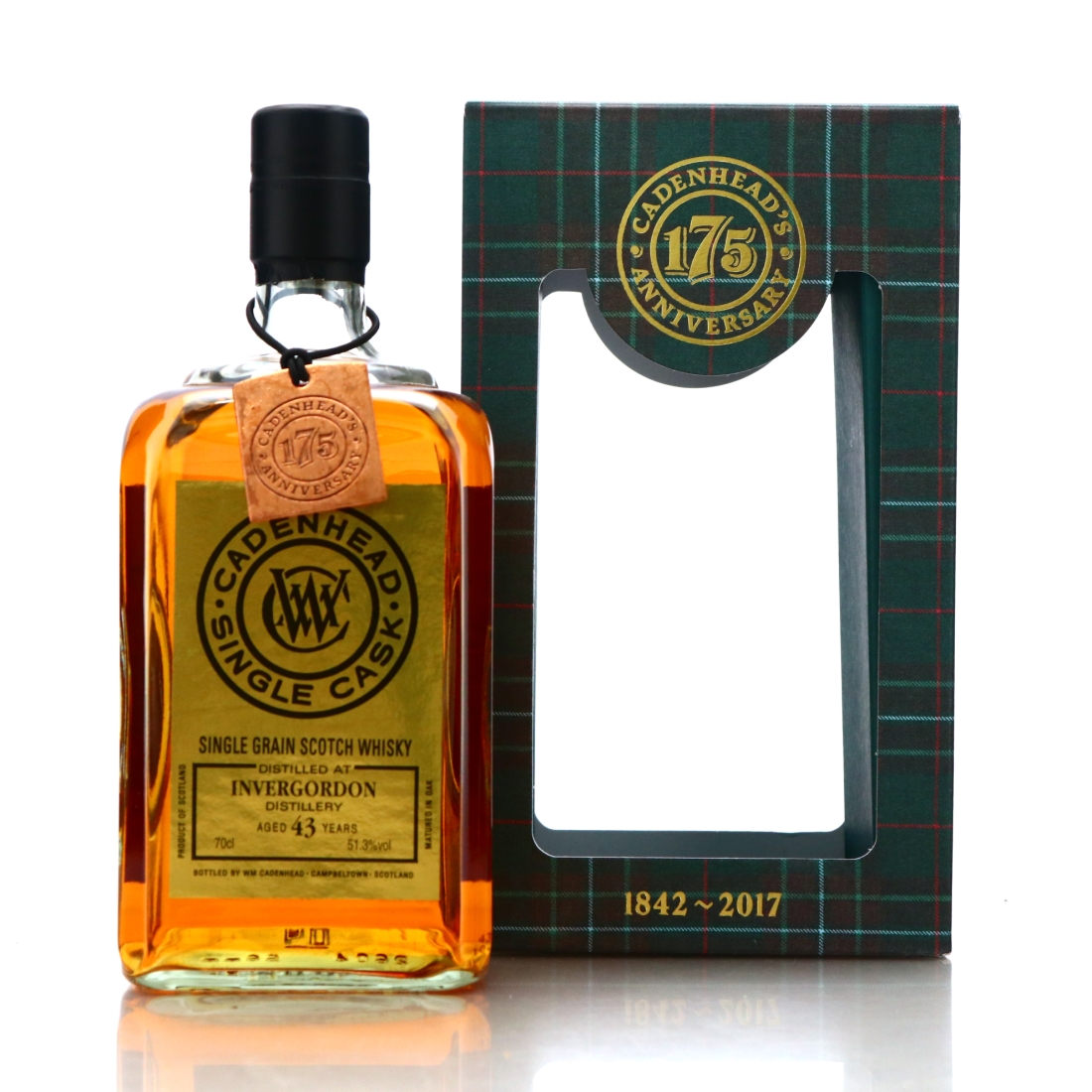 Invergordon 1973 Cadenhead's 43 Year Old 