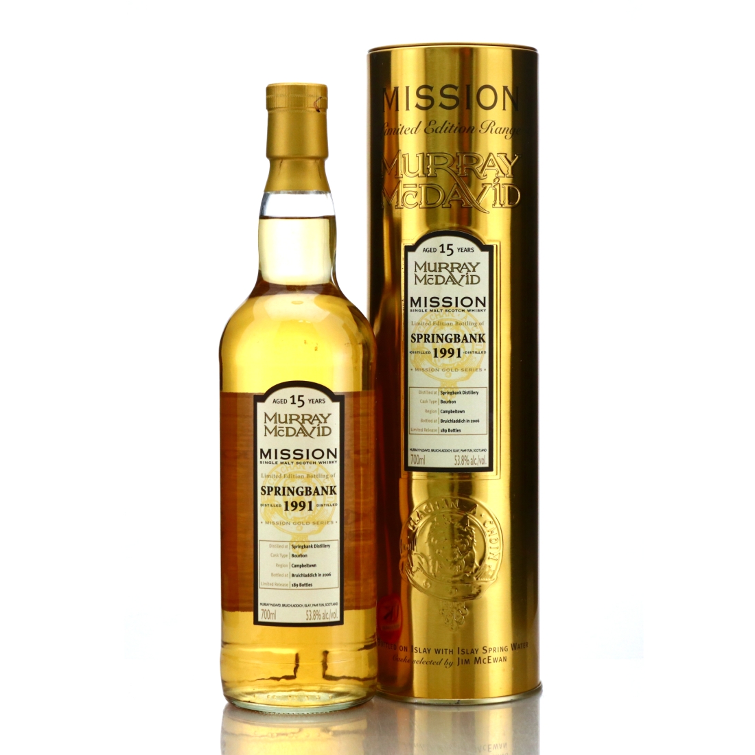 Springbank 1991 Murray McDavid 15 Year Old