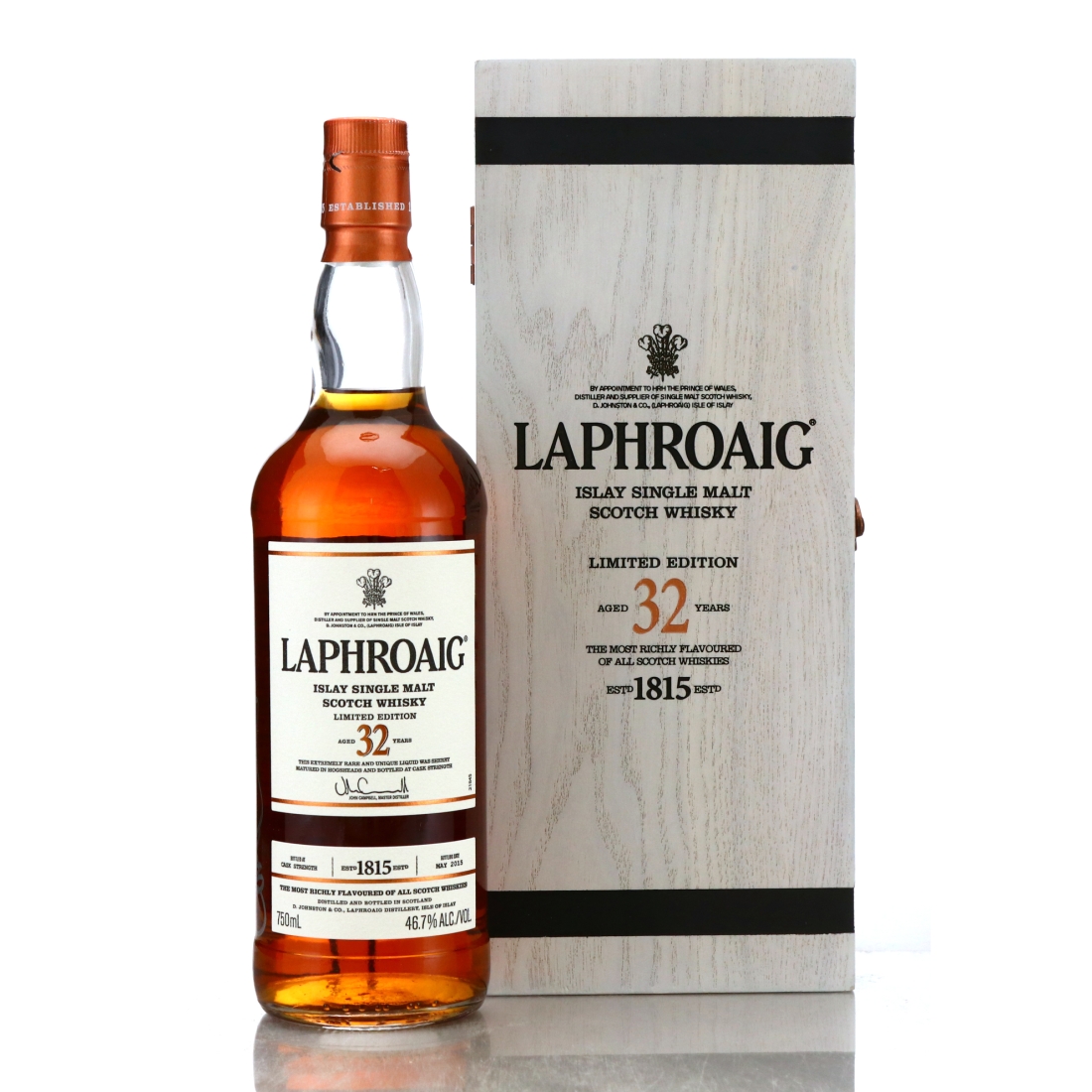 Laphroaig 32 Year Old 75cl / US Import - Signed