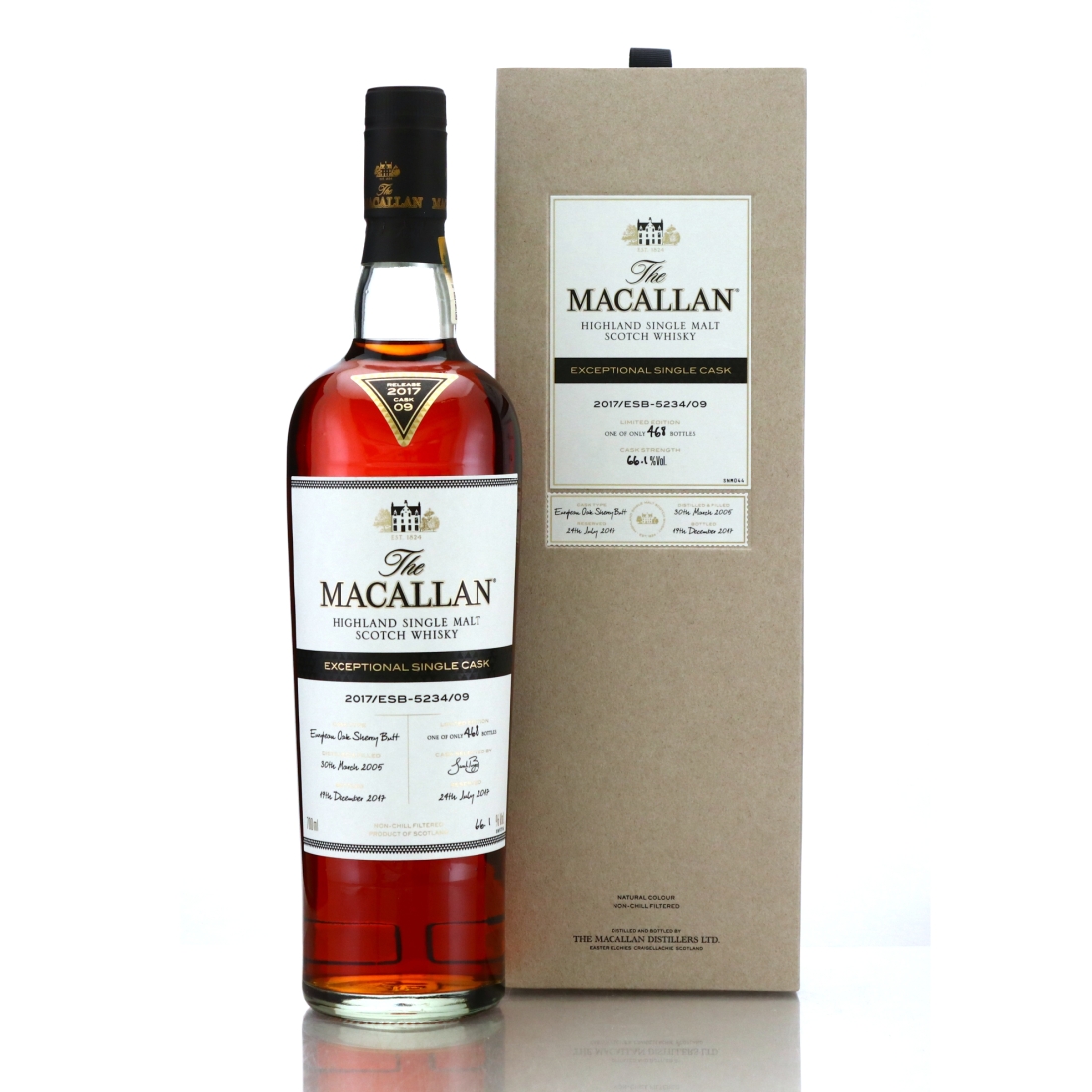 Macallan 2005 Exceptional Cask #5234-09 / 2017 Release