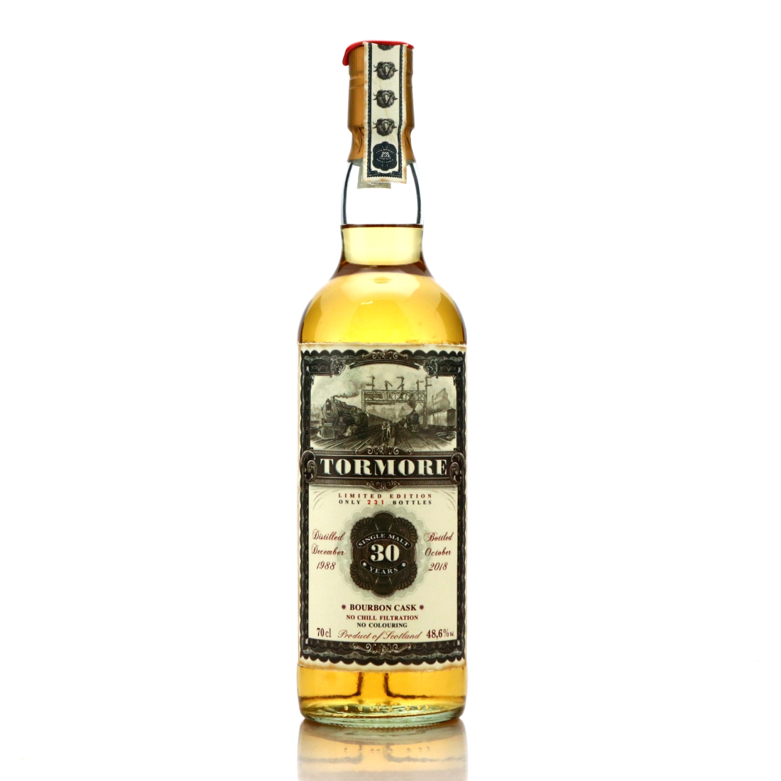Tormore 1988 Jack Wiebers 30 Year Old / Old Train Line