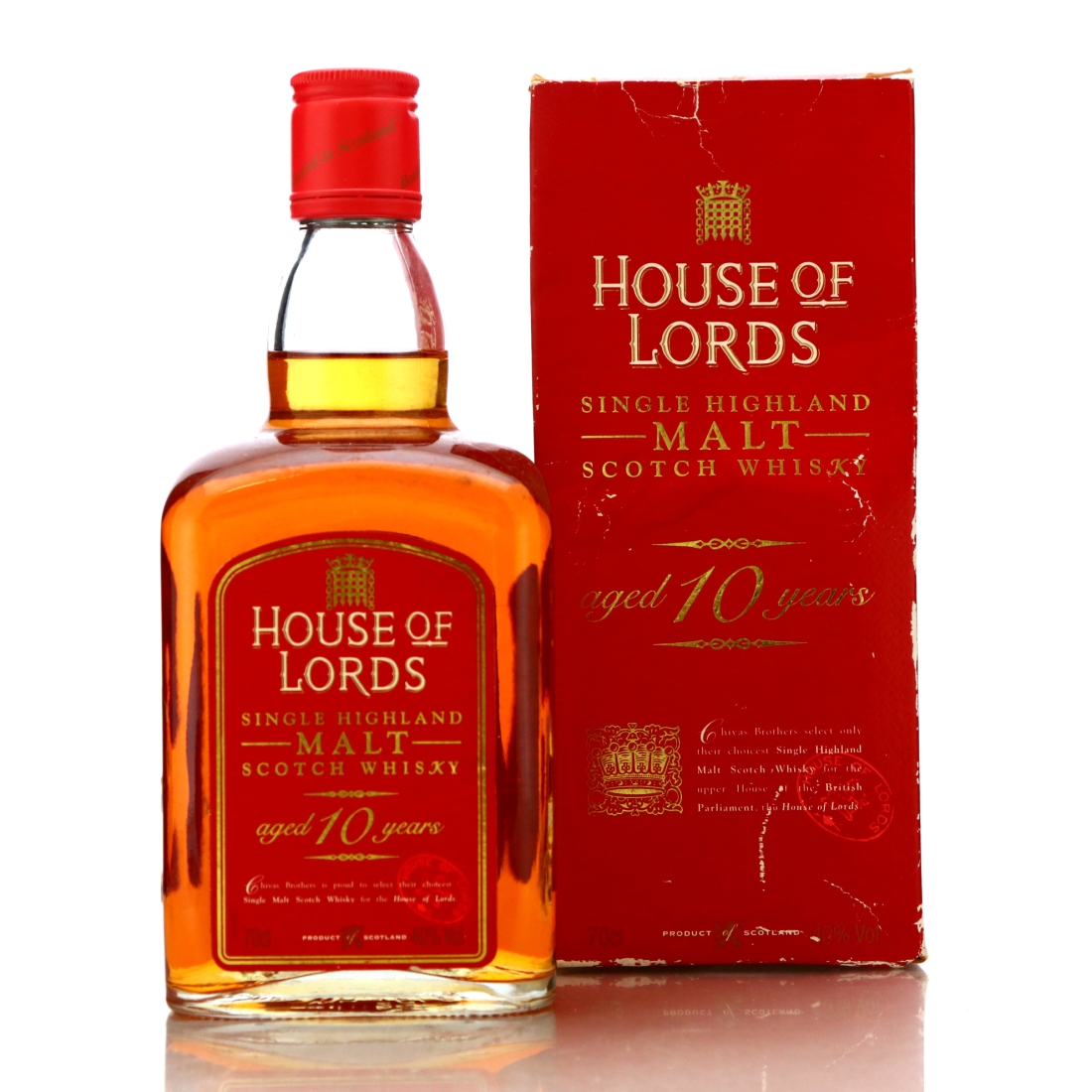 House of Lords 10 Year Old Single Highland Malt 1990s