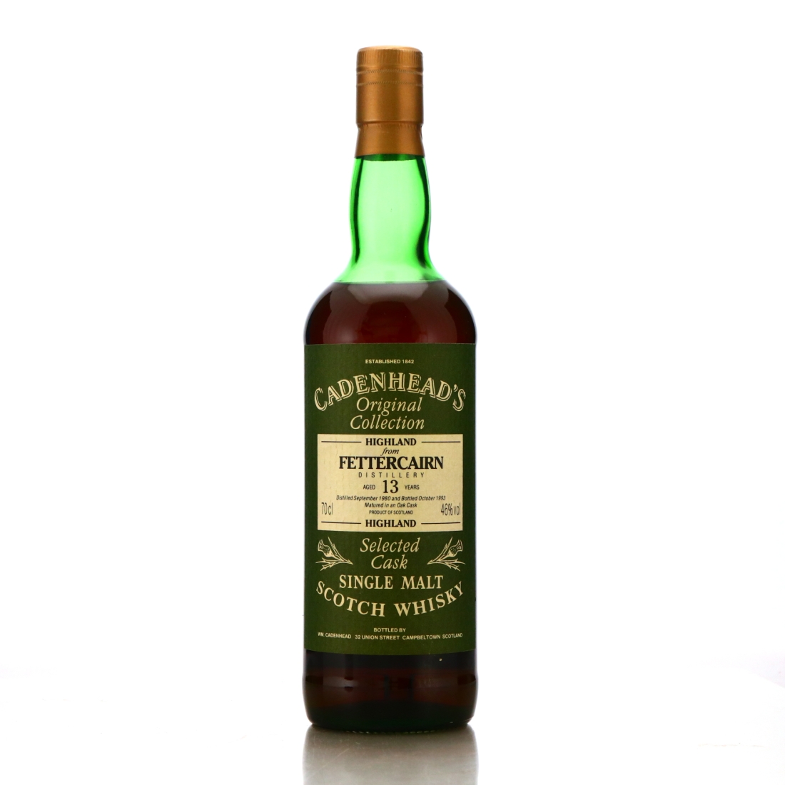 Fettercairn 1980 Cadenhead's 13 Year Old