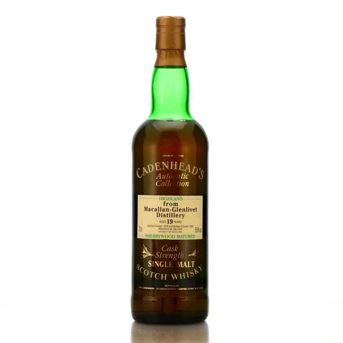 Macallan 1976 Cadenhead's 19 Year Old Sherry Wood