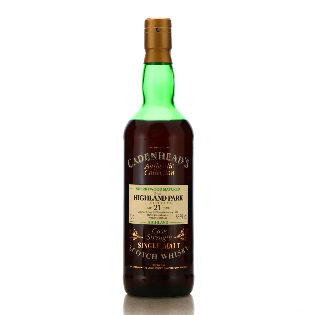 Highland Park 1972 Cadenhead's 21 Year Old Sherry Wood