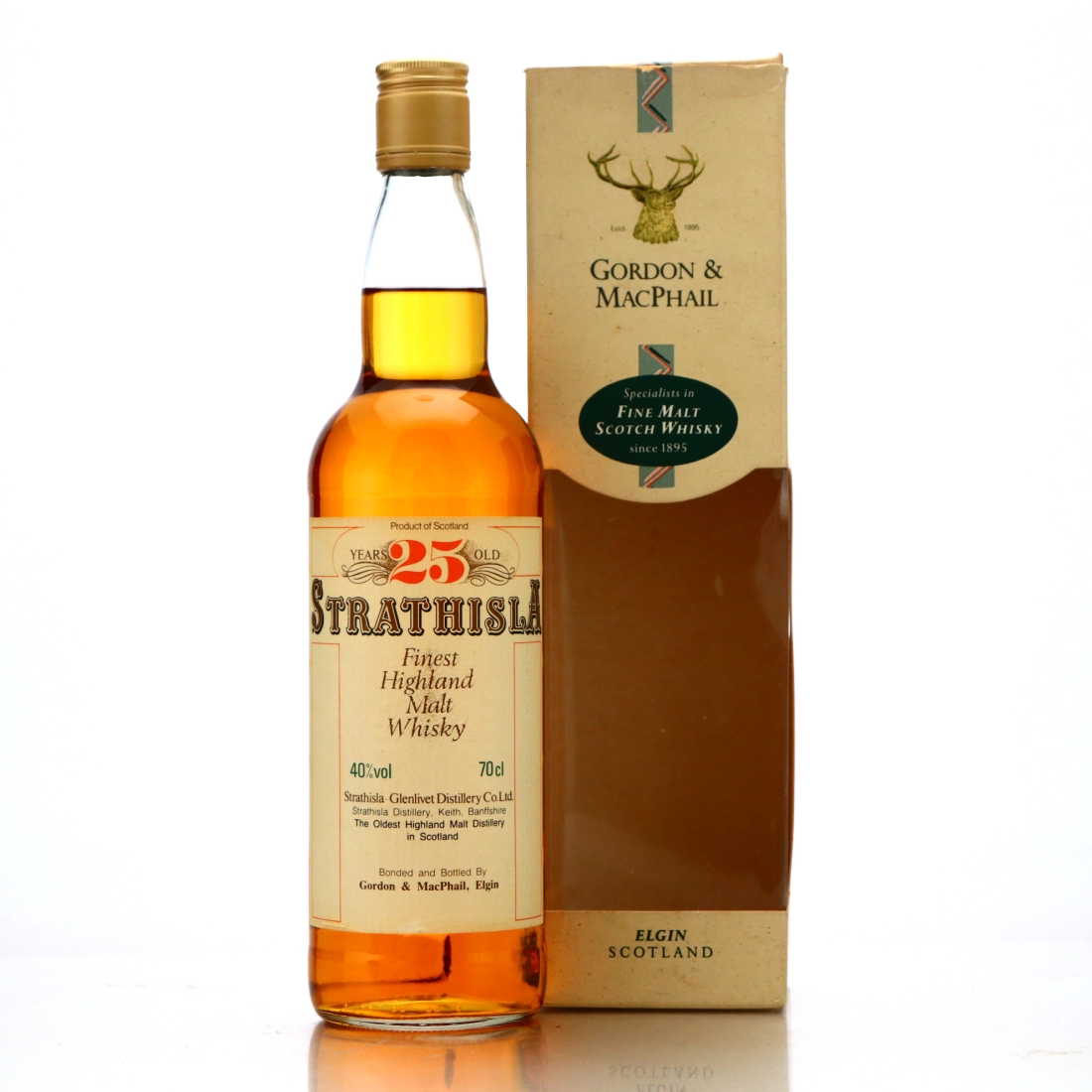 Strathisla 25 Year Old Gordon and MacPhail