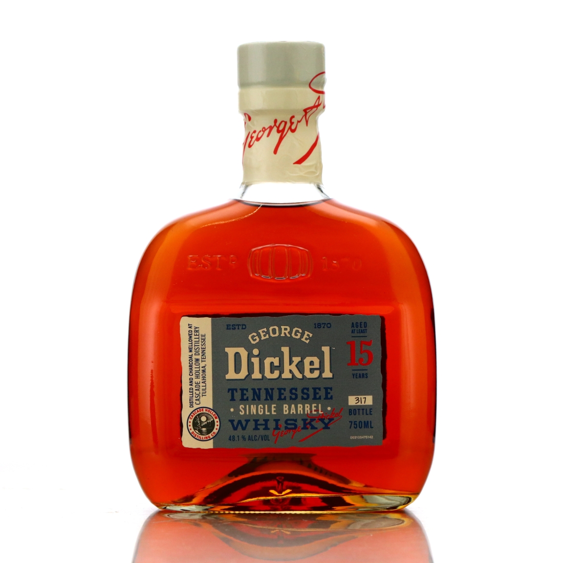 George Dickel 15 Year Old Single Barrel