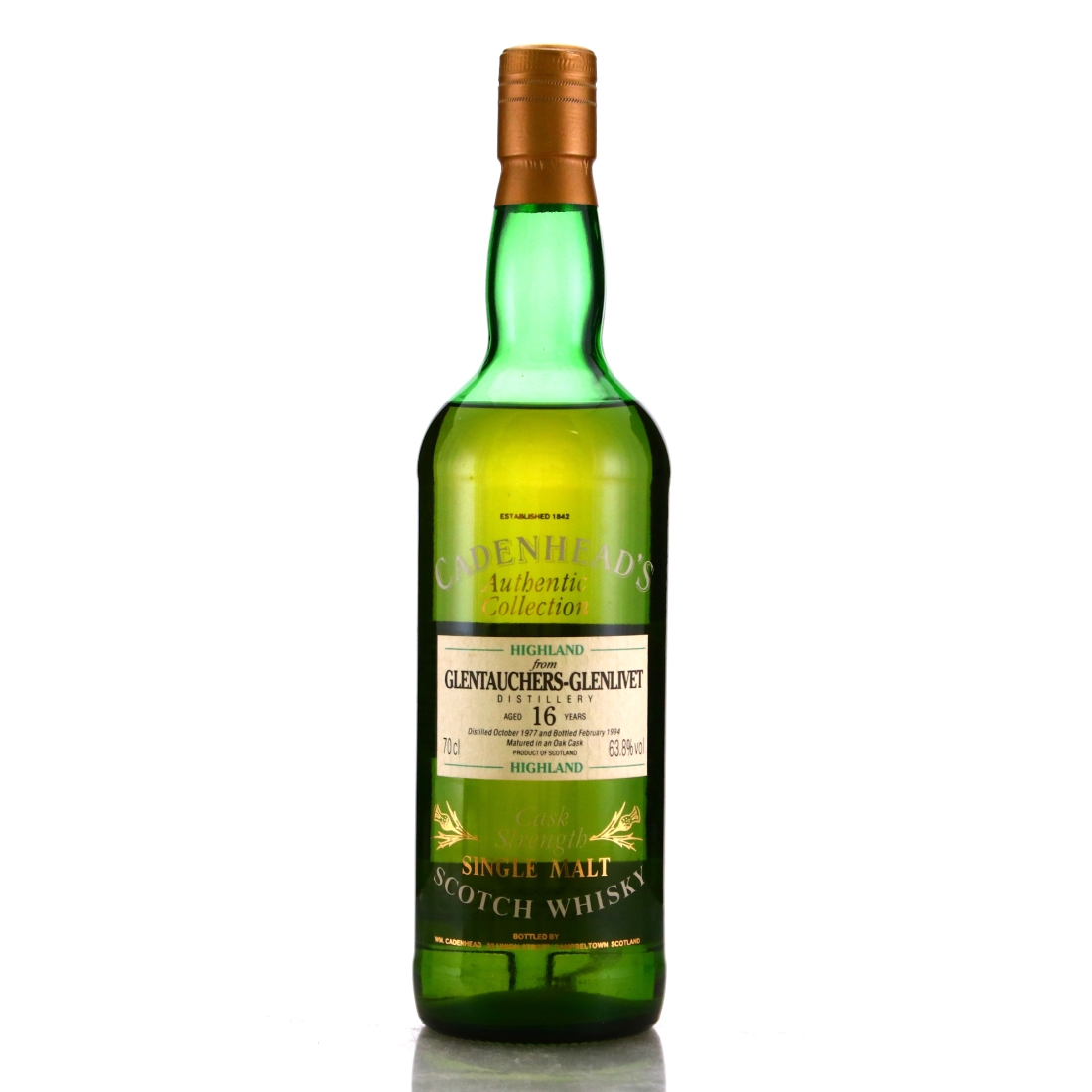 Glentauchers 1977 Cadenhead's 16 Year Old