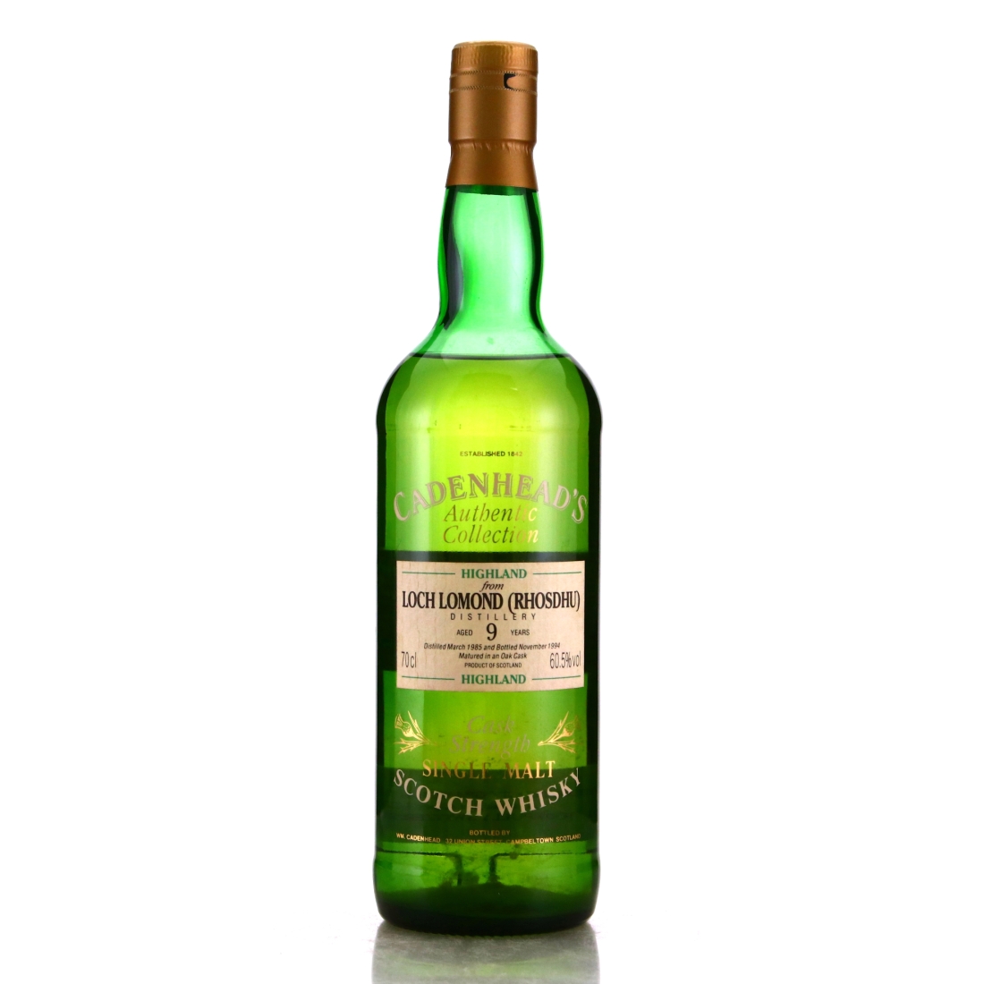 Rhosdhu 1985 Cadenhead's 9 Year Old