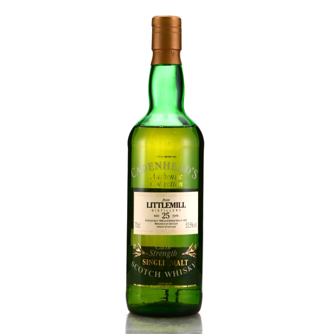 Littlemill 1966 Cadenhead's 25 Year Old