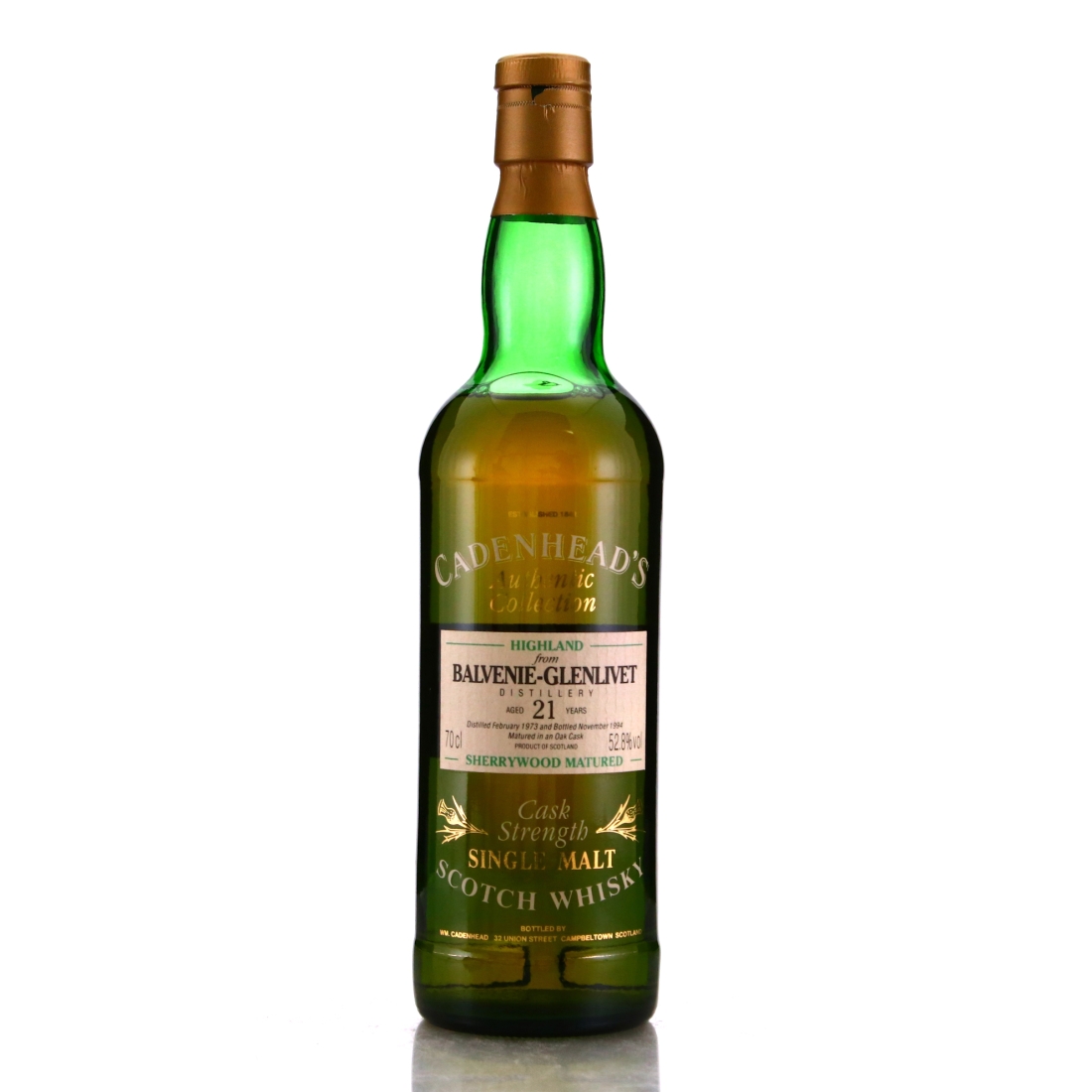 Balvenie 1973 Cadenhead's 21 Year Old