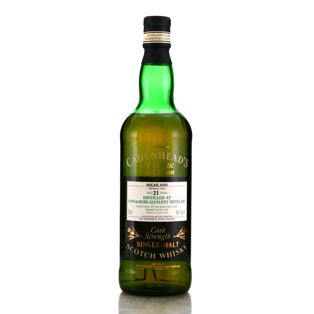 Convalmore 1977 Cadenhead's 21 Year Old 75cl / US Import