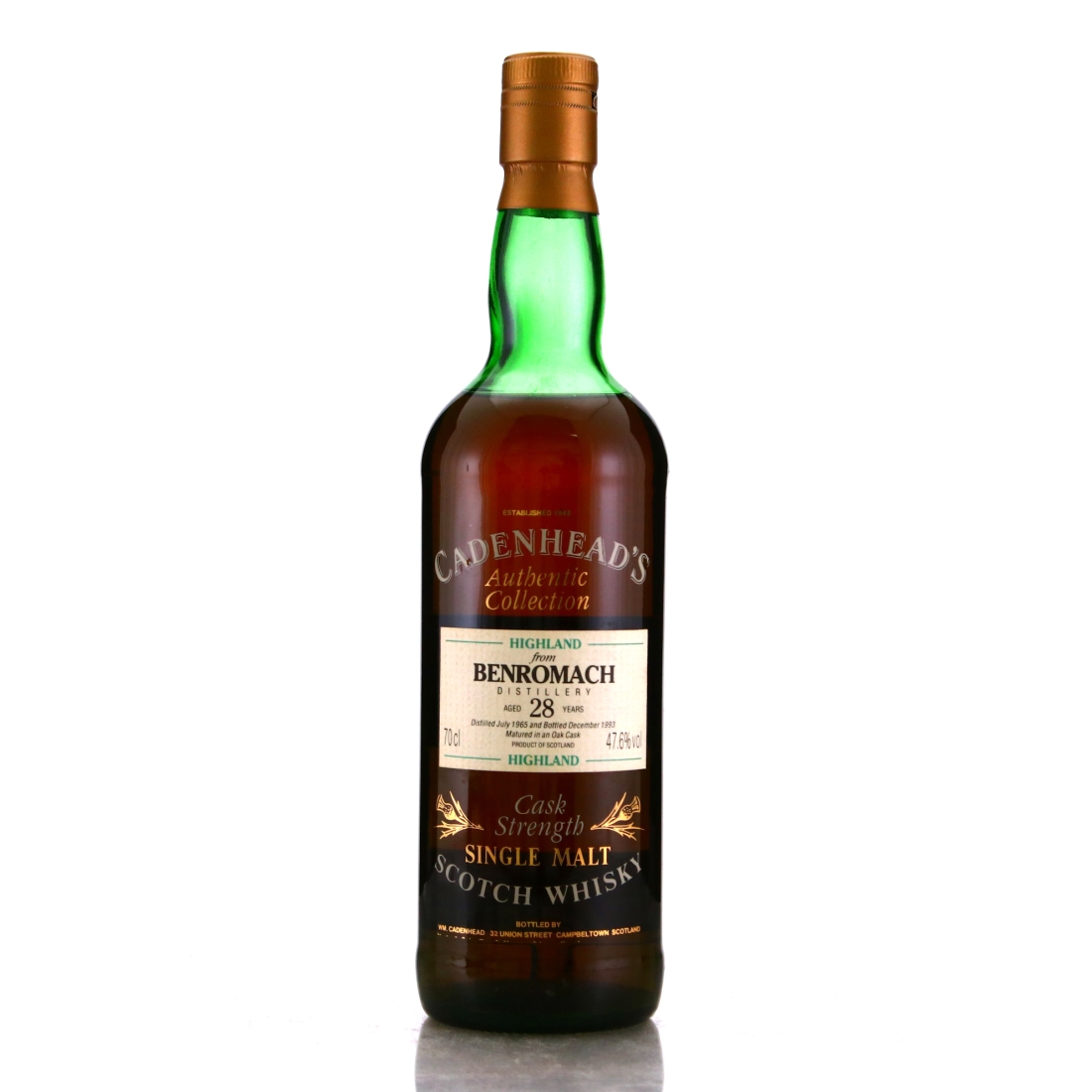 Benromach 1965 Cadenhead's 28 Year Old