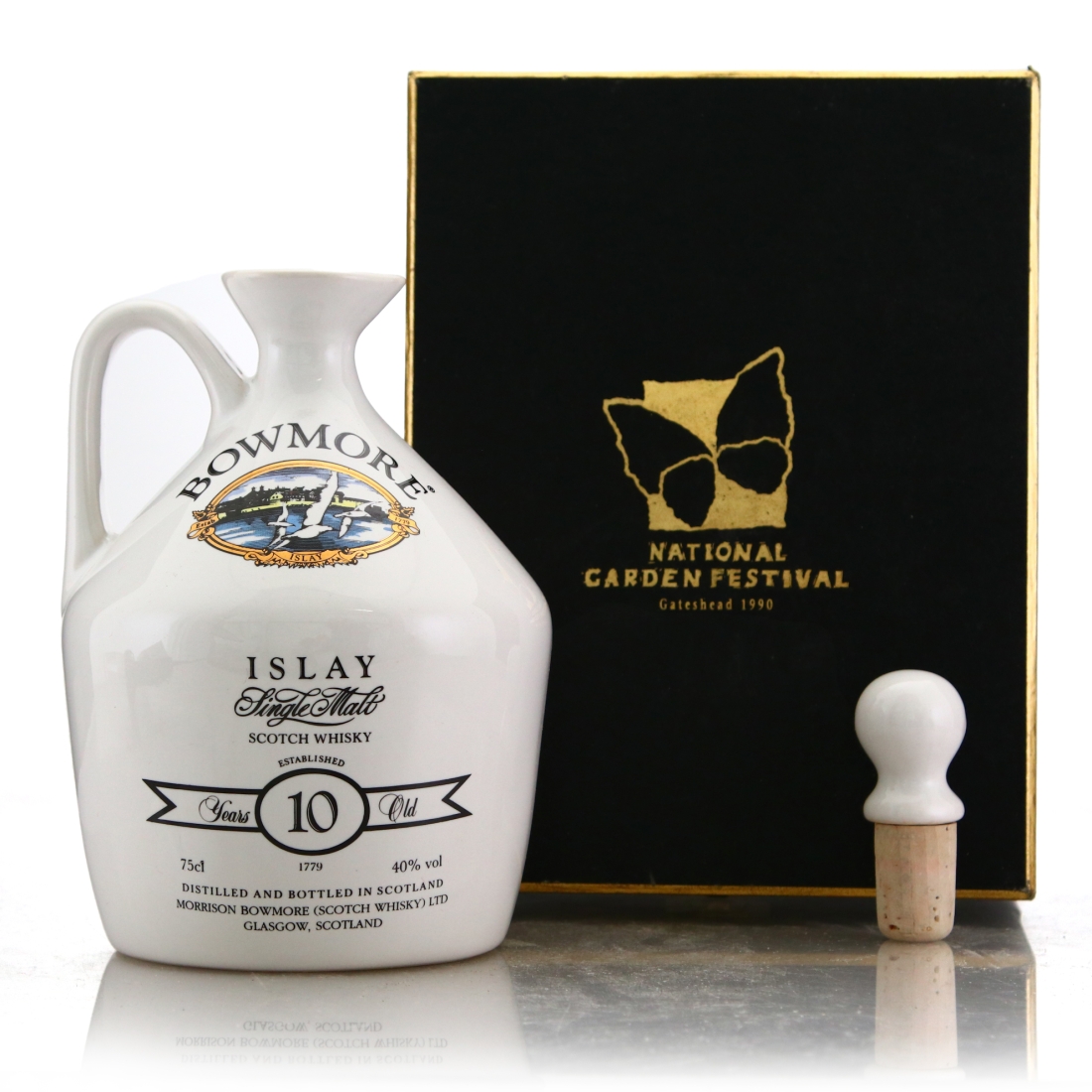 Bowmore 10 Year Old National Garden Festival Decanter 1990