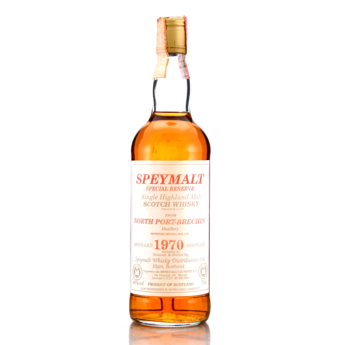 North Port-Brechin 1970 Gordon and MacPhail Speymalt Special Reserve / Meregalli Import