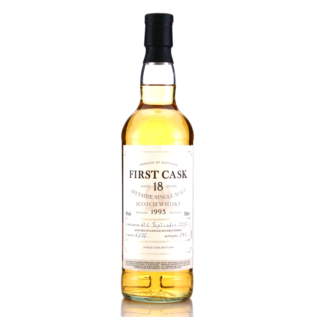 Royal Brackla 1993 First Cask 18 Year Old