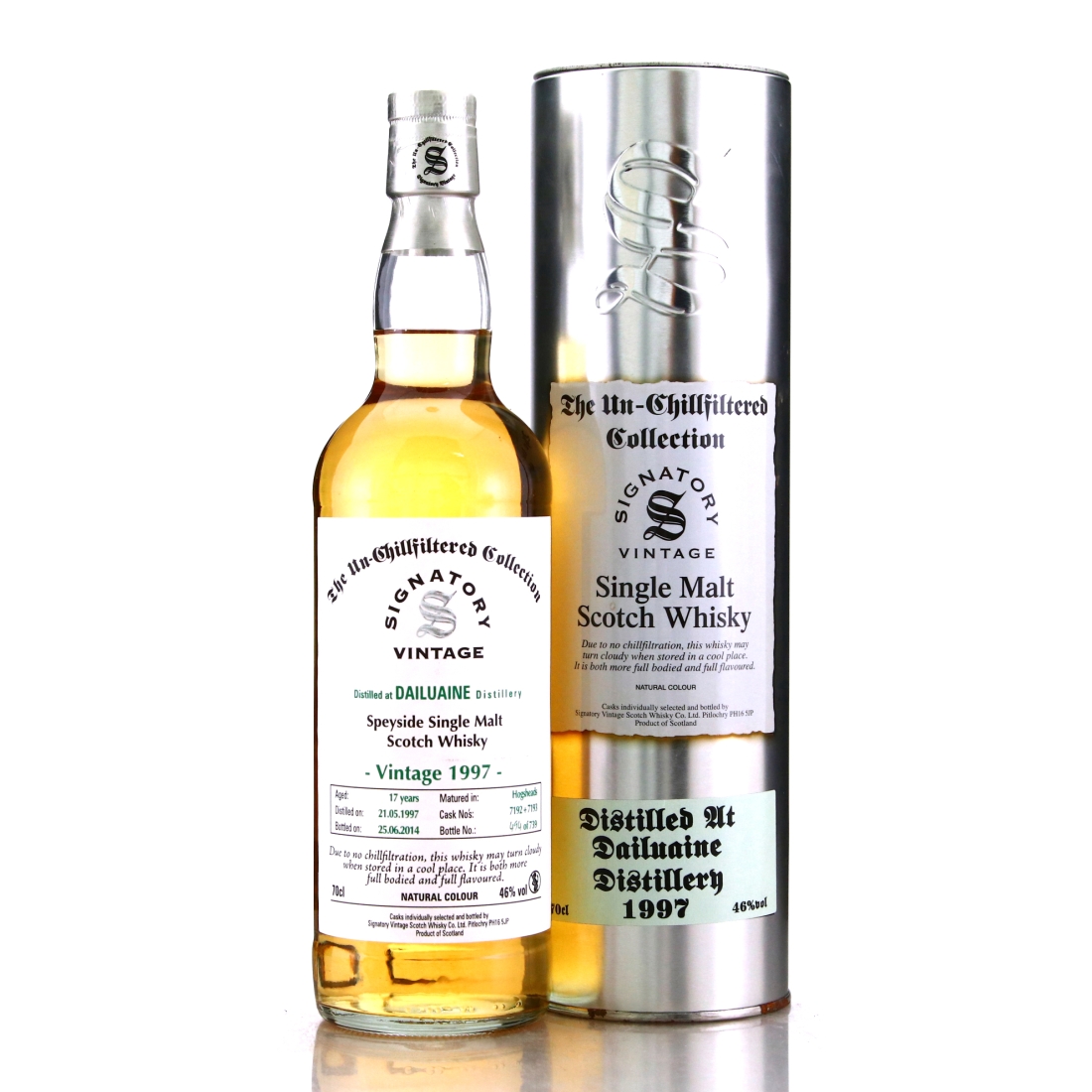 Dailuaine 1997 Signatory Vintage 17 Year Old