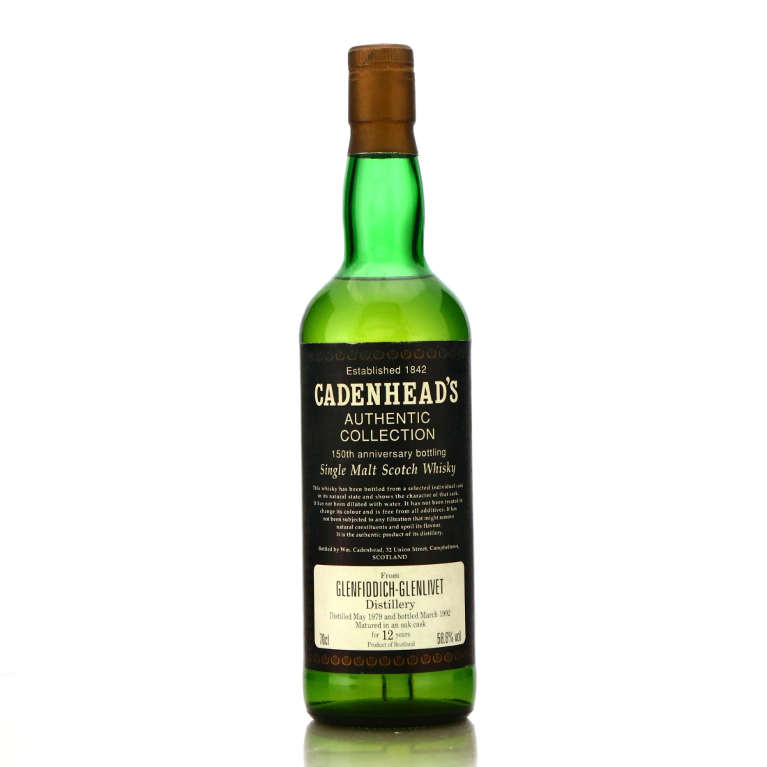 Glenfiddich 1979 Cadenhead's 12 Year Old / 150th Anniversary