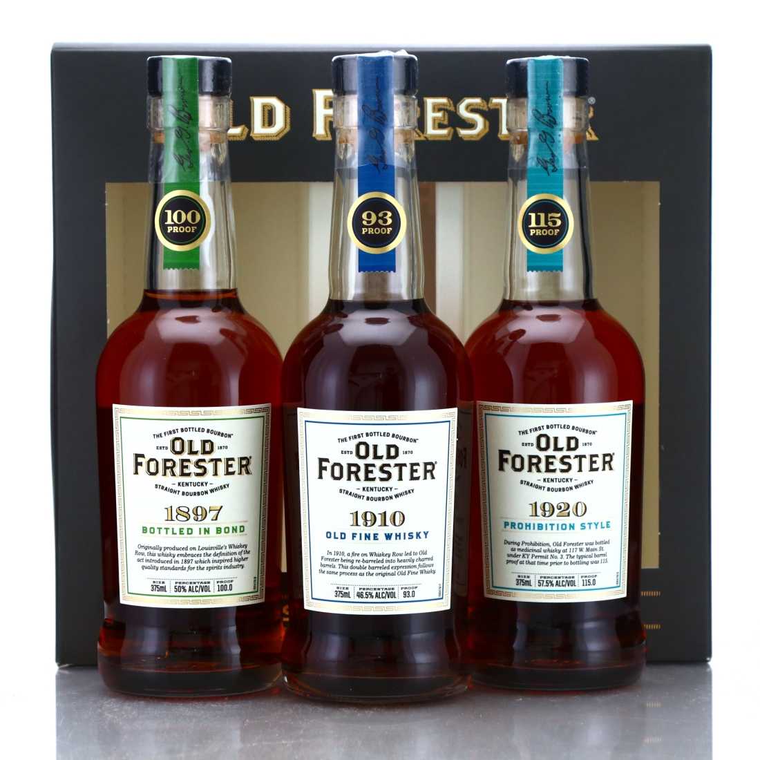 Old Forester Whisky Tasting Set 3 x 375ml
