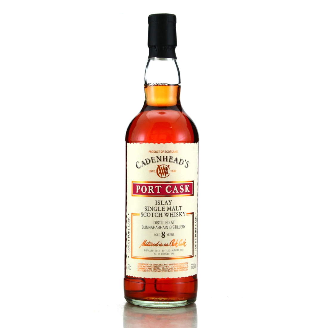Bunnahabhain 2013 Cadenhead's 8 Year Old Port Cask