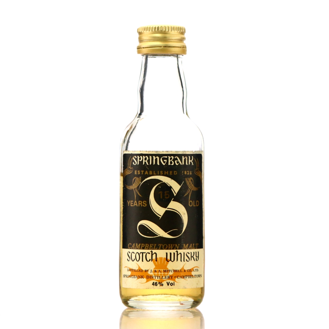 Springbank 15 Year Old 1980s Miniature