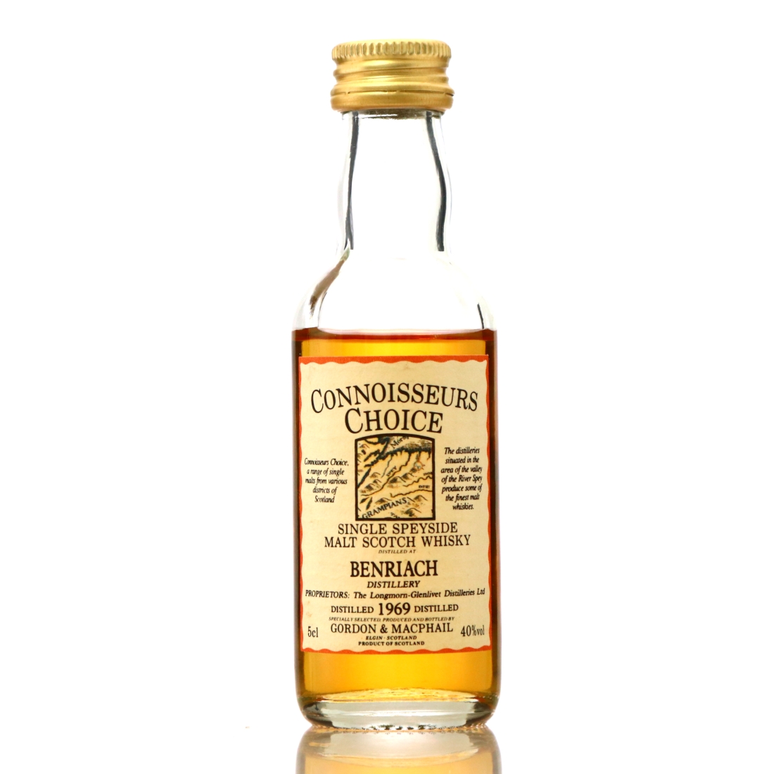 Benriach 1969 Gordon and MacPhail Miniature