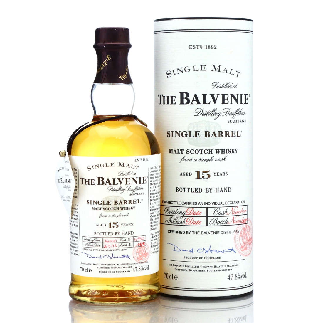 Balvenie 1992 Single Barrel 15 Year Old #4590