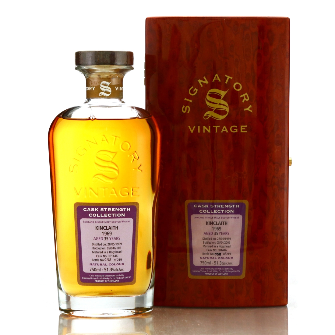 Kinclaith 1969 Signatory Vintage 35 Year Old Cask Strength