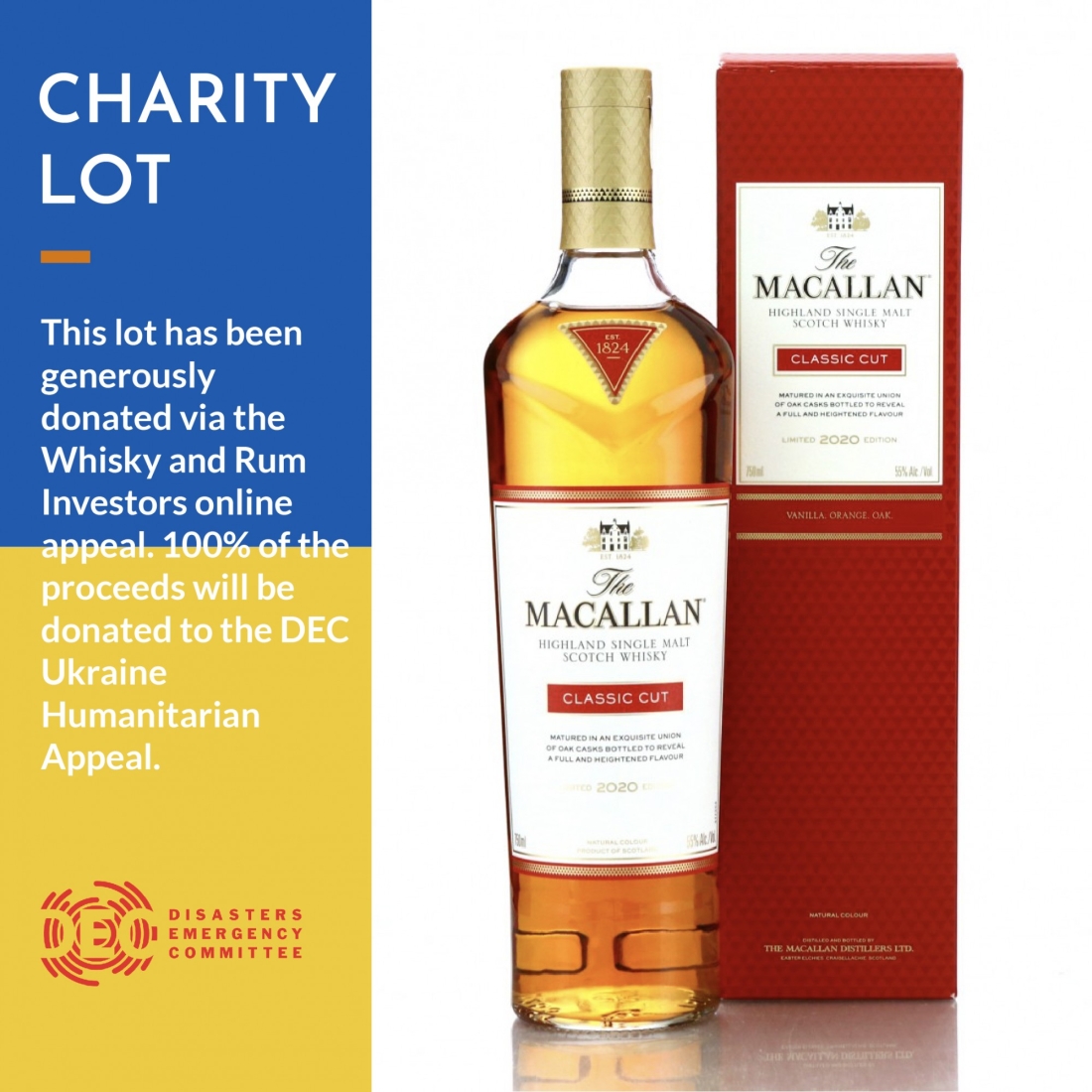 Macallan Classic Cut 2020 Release 75cl / US Import - WARI Charity Lot