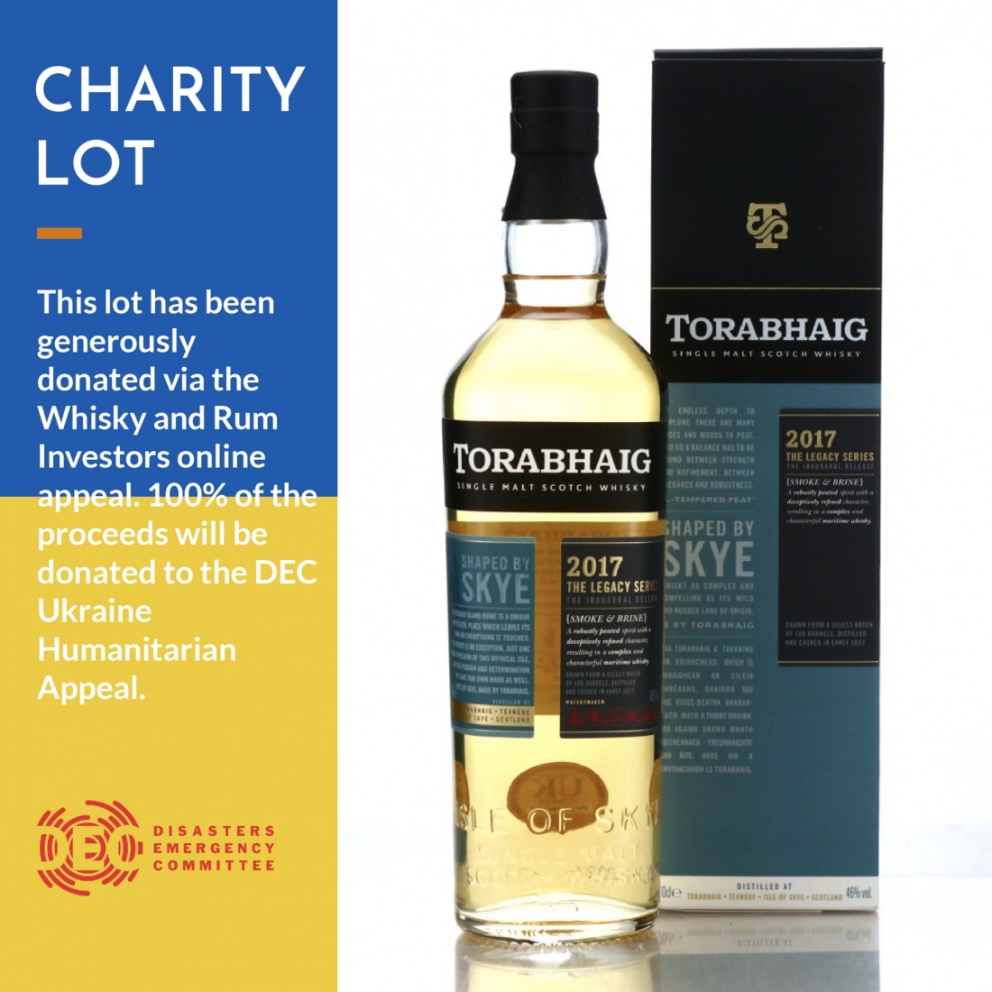 Torabhaig 2017 Inaugural Release / The Legacy Series - WARI Charity Lot
