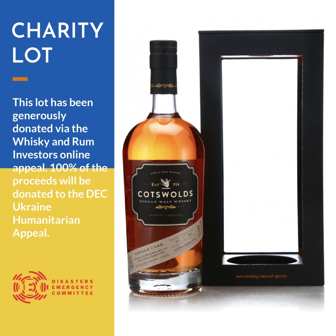 Cotswolds 2016 Single Madeira Cask #621 - WARI Charity Lot