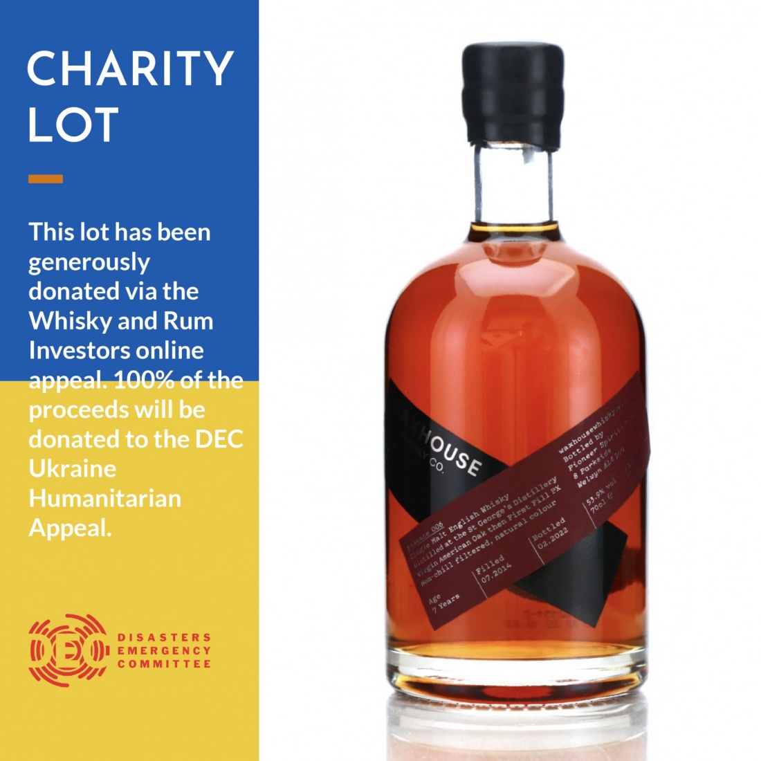 St Georges 2014 Waxhouse 7 Year Old - WARI Charity Lot