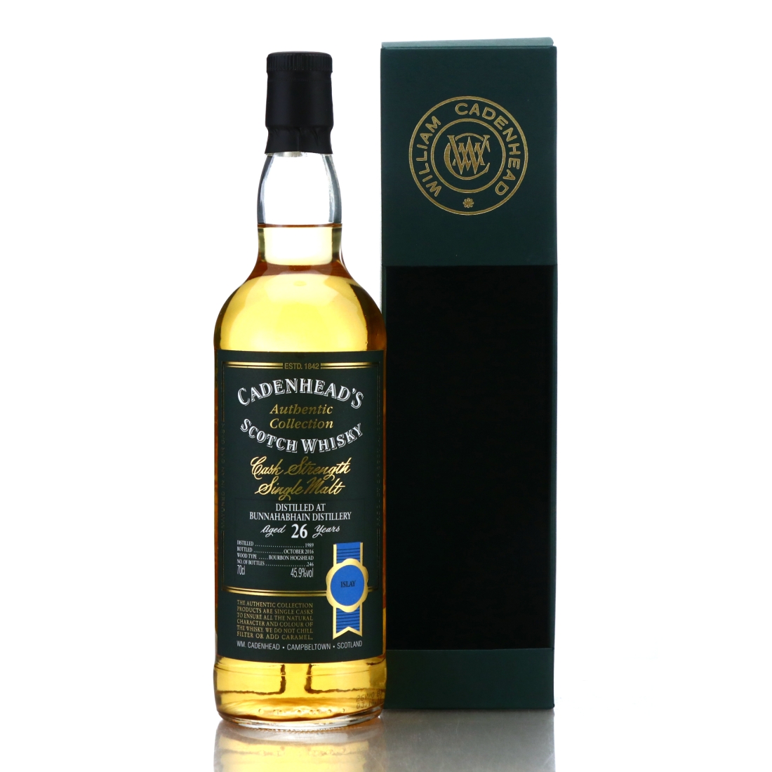 Bunnahabhain 1989 Cadenhead's 26 Year Old