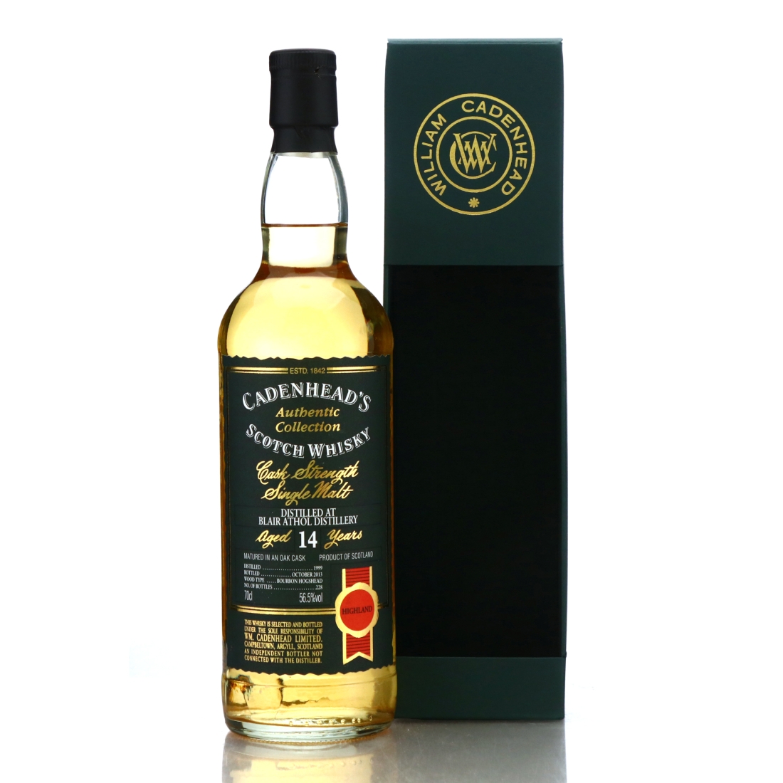 Blair Athol 1999 Cadenhead's 14 Year Old