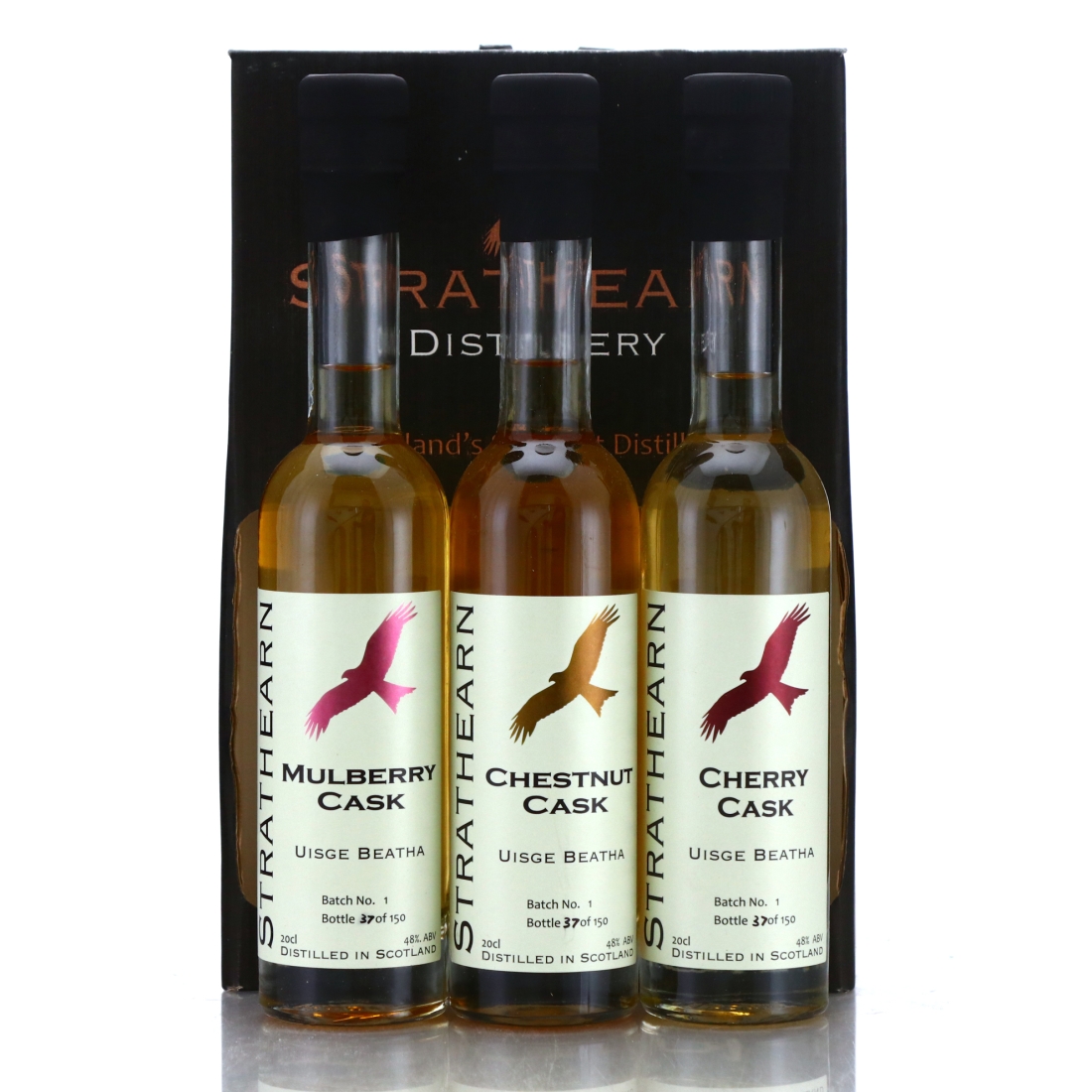 Strathearn Uisge Beatha Gift Pack 3 x 20cl