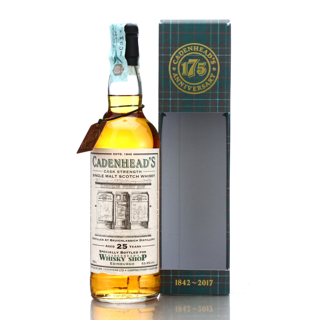 Bruichladdich 1992 Cadenhead's 25 Year Old / Edinburgh Shop