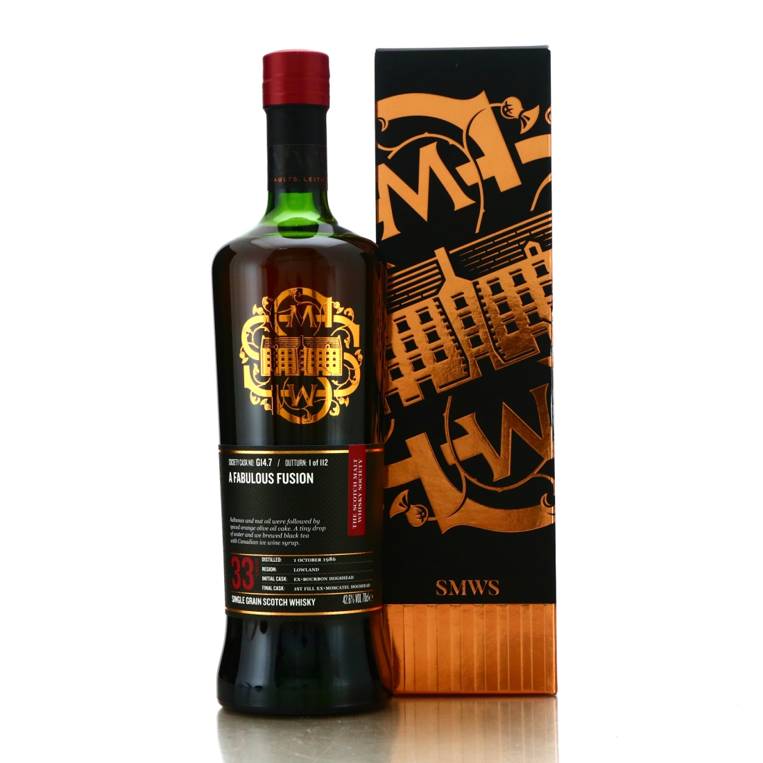 Dumbarton 1986 SMWS 33 Year Old G14.7