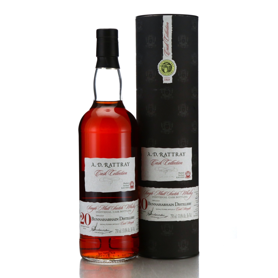 Bunnahabhain 1991 A.D. Rattray 20 Year Old 75cl / US Import