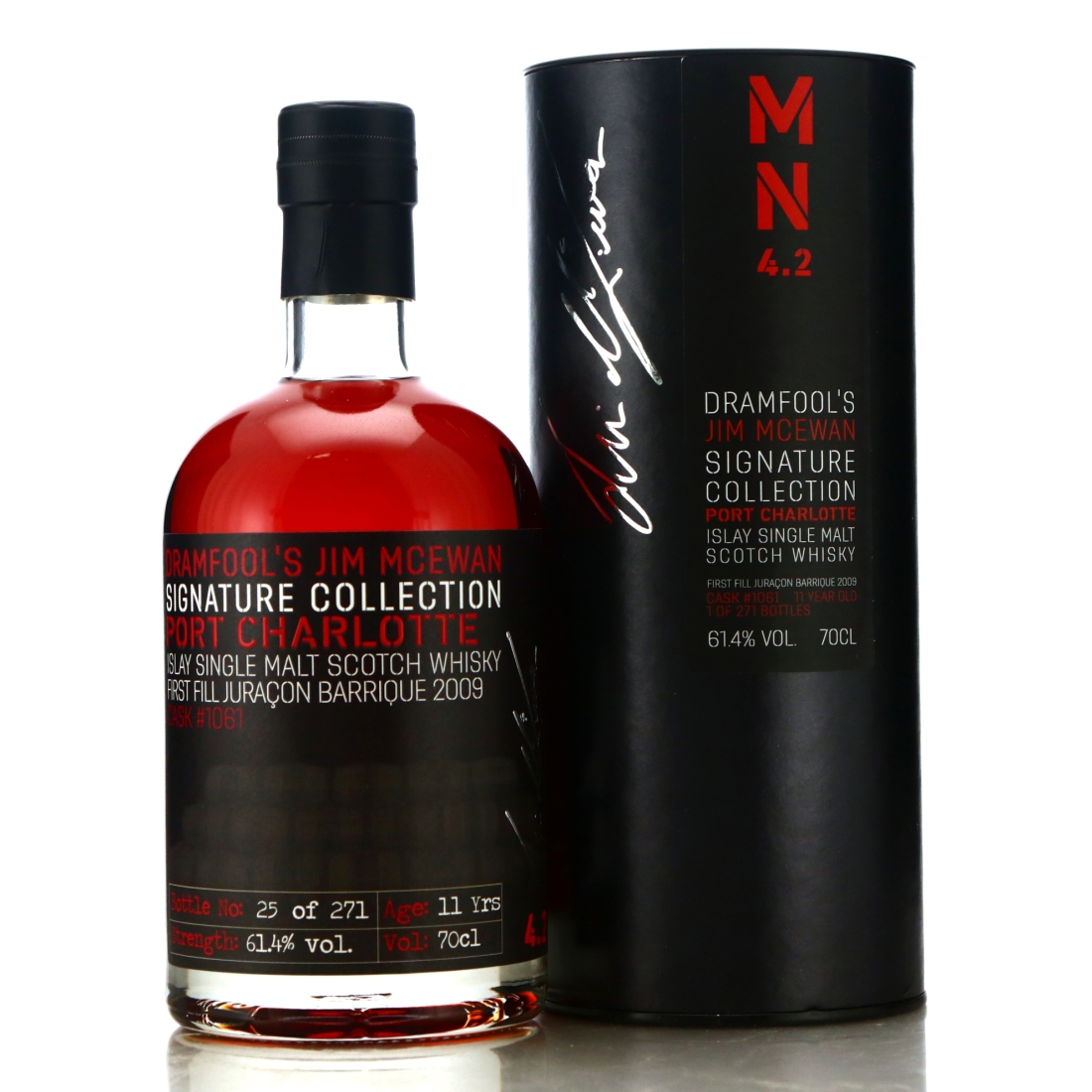 Port Charlotte 2009 Dramfool 11 Year Old Jim McEwan Signature Collection 4.2