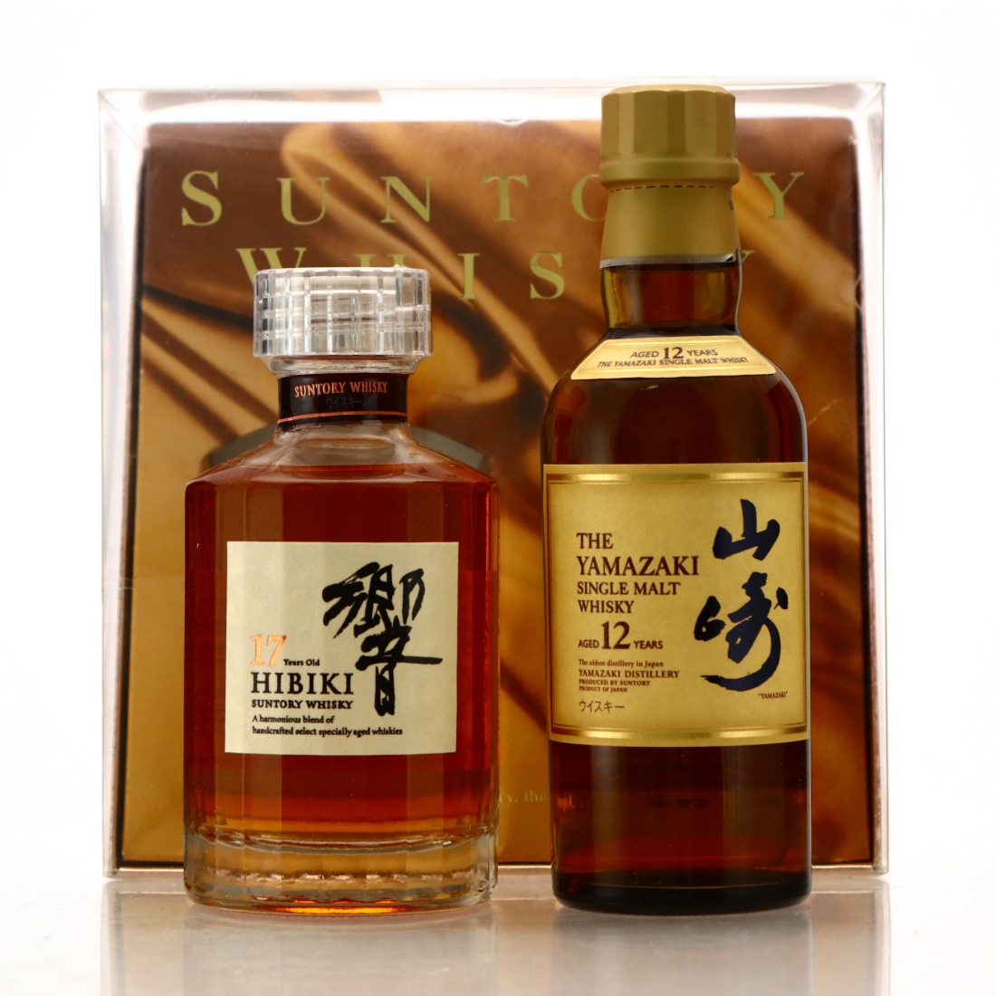 Yamazaki 12 Year Old and Hibiki 17 Year Old Gift Pack 2 x 18cl