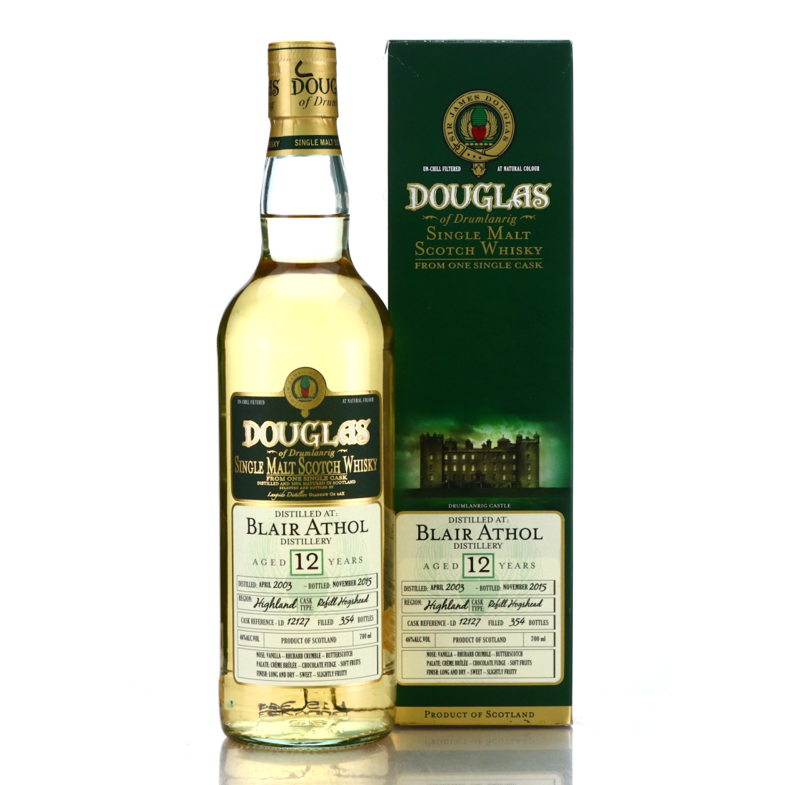 Blair Athol 2003 Douglas of Drumlanrig 12 Year Old