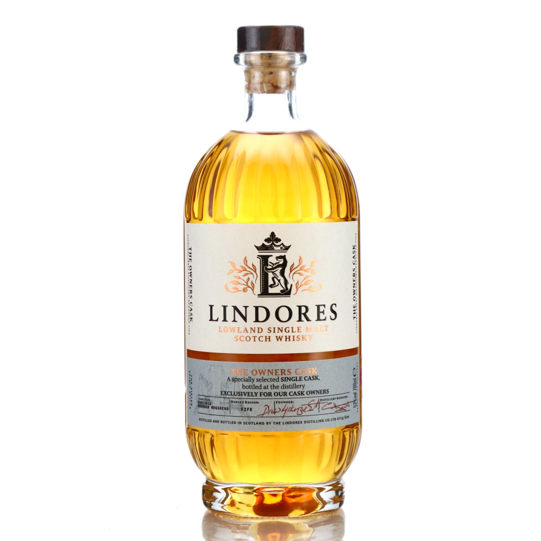 Lindores 2018 Single Bourbon Cask #289 / The Owners Cask