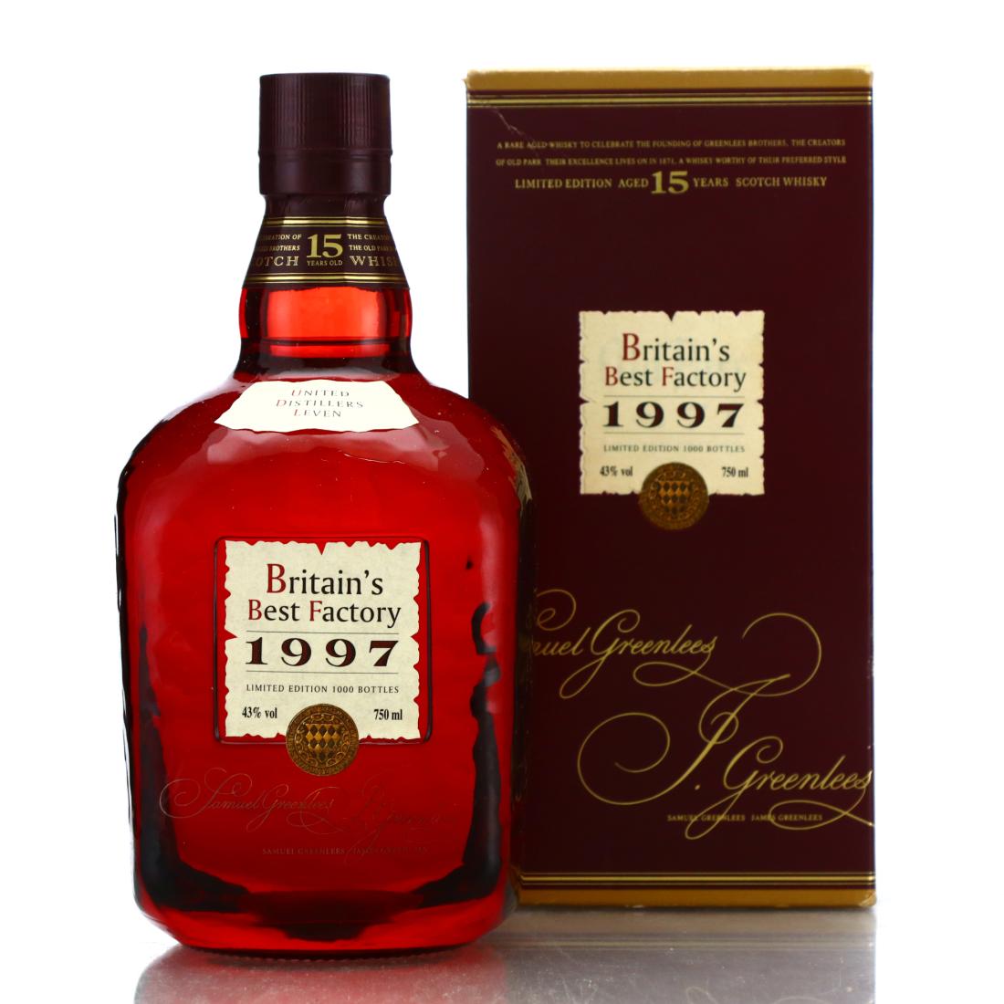 Greenlees 15 Year Old Britain's Best Factory 1997 Whisky | Whisky ...