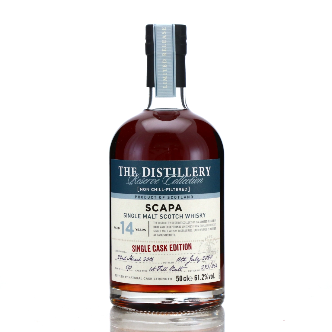 Scapa 2006 Reserve Collection 14 Year Old 50cl / Single Cask Edition