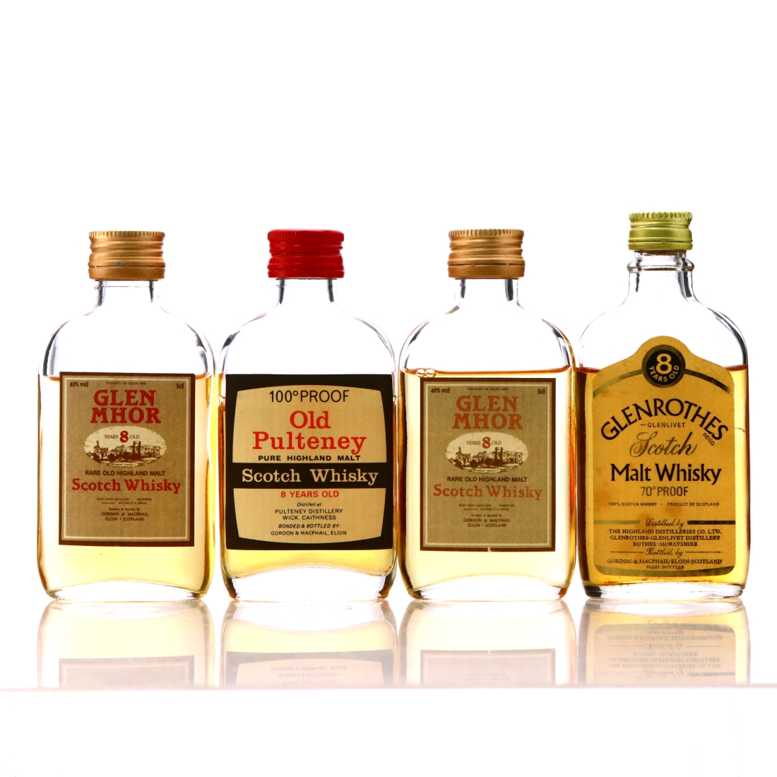 Gordon and MacPhail Miniatures x 4 / includes Glen Mhor