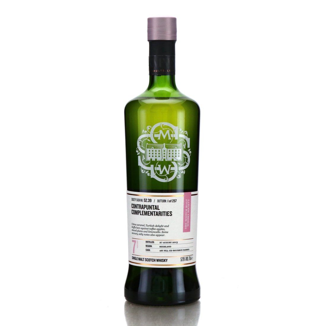 Old Pulteney 2013 SMWS 7 Year Old 52.39