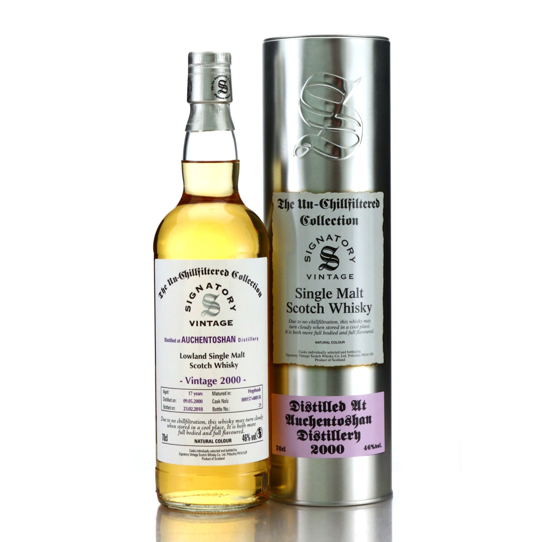 Auchentoshan 2000 Signatory Vintage 17 Year Old