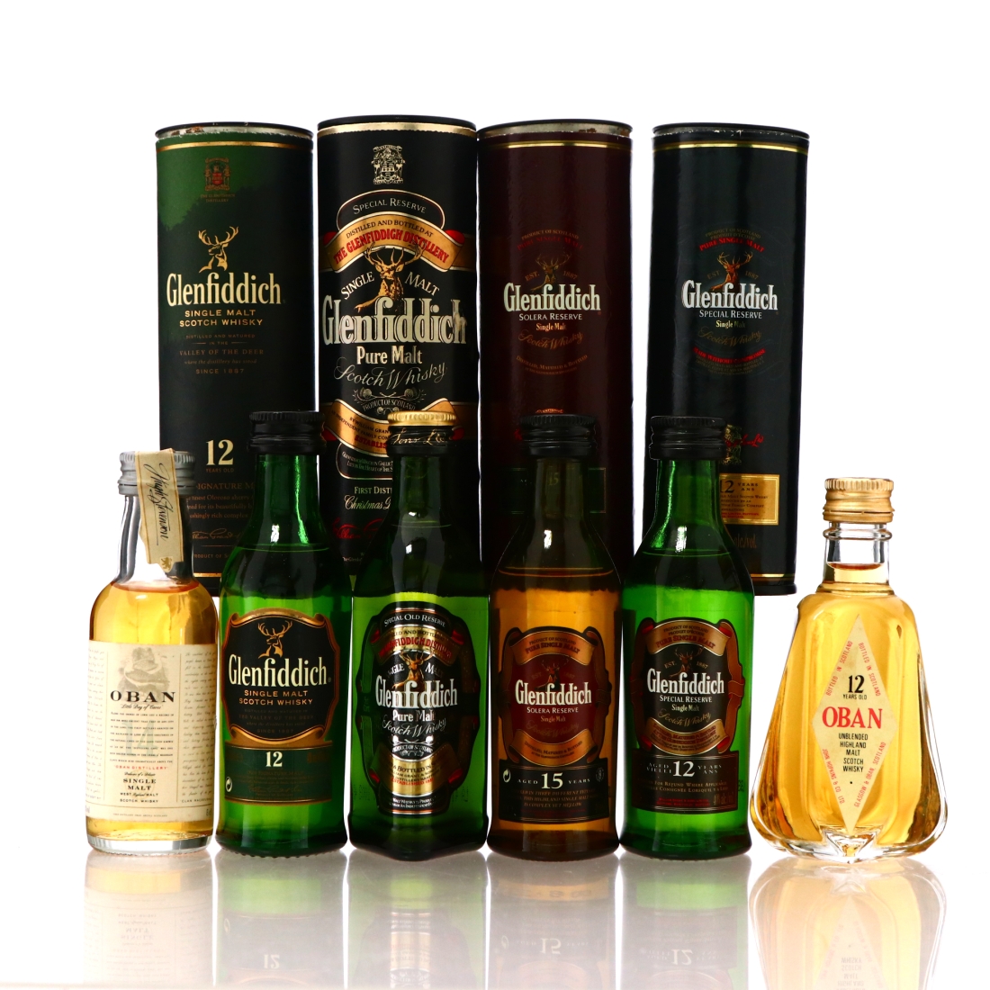 Single Malt Miniatures x 6 / Includes Glenfiddich