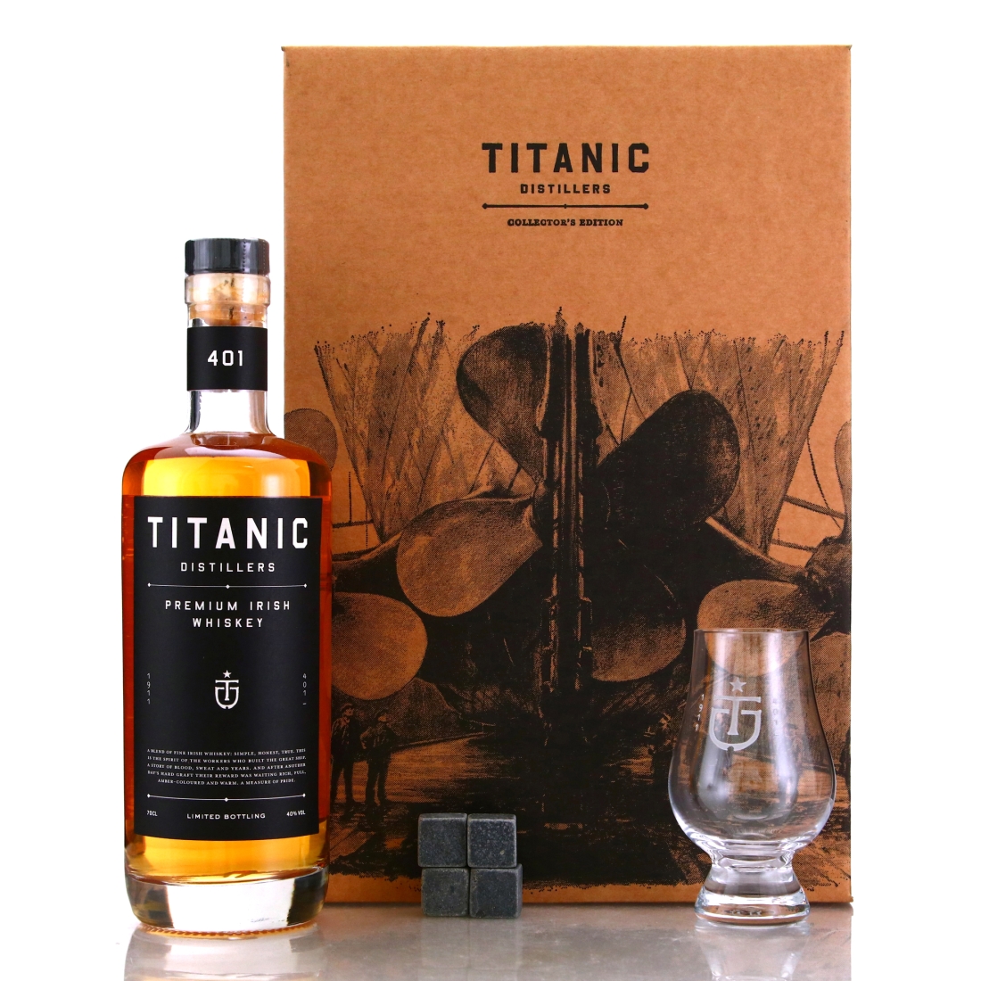Titanic Distillers Premium Irish Whiskey Gift Pack
